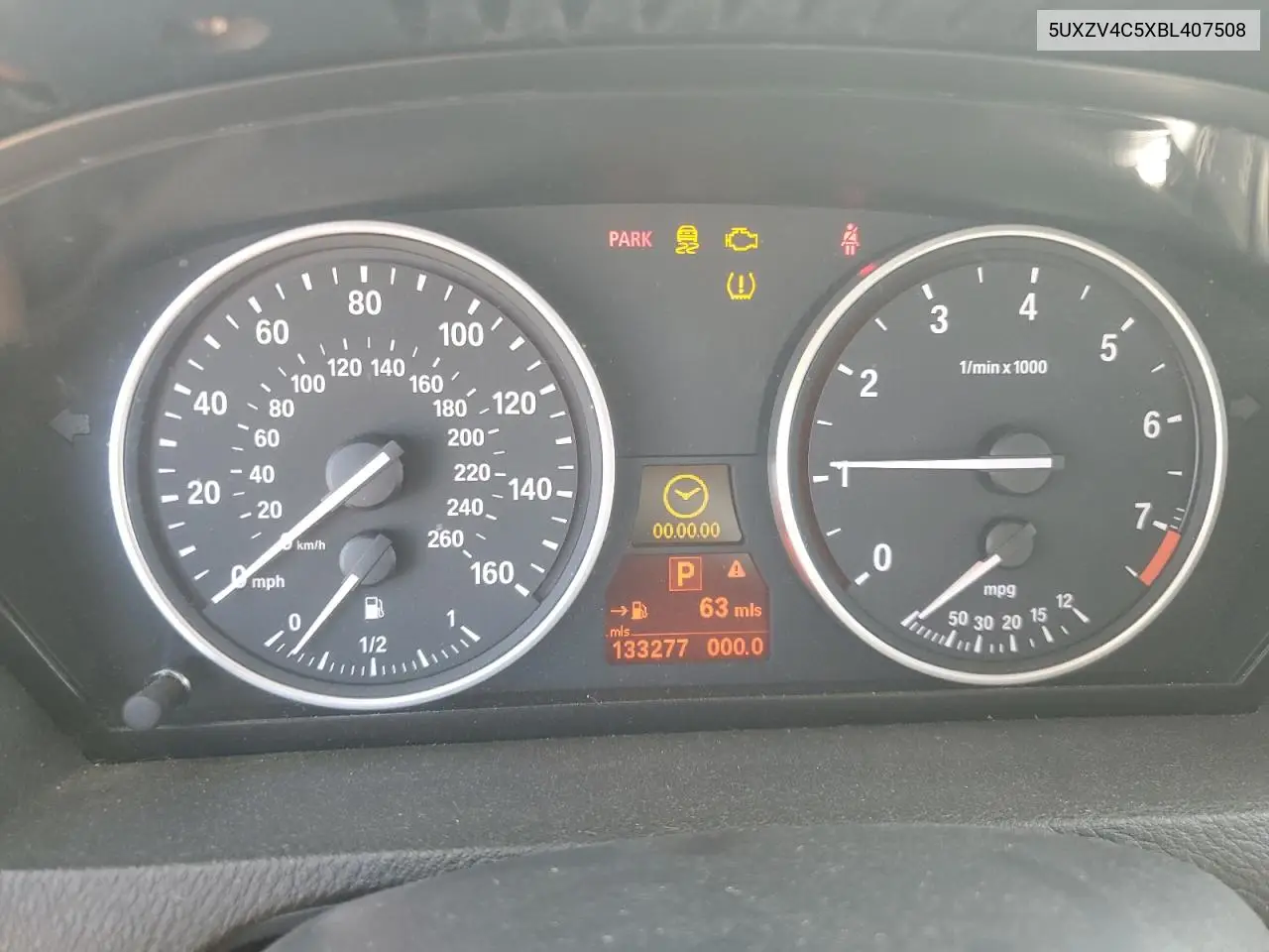 2011 BMW X5 xDrive35I VIN: 5UXZV4C5XBL407508 Lot: 59331685
