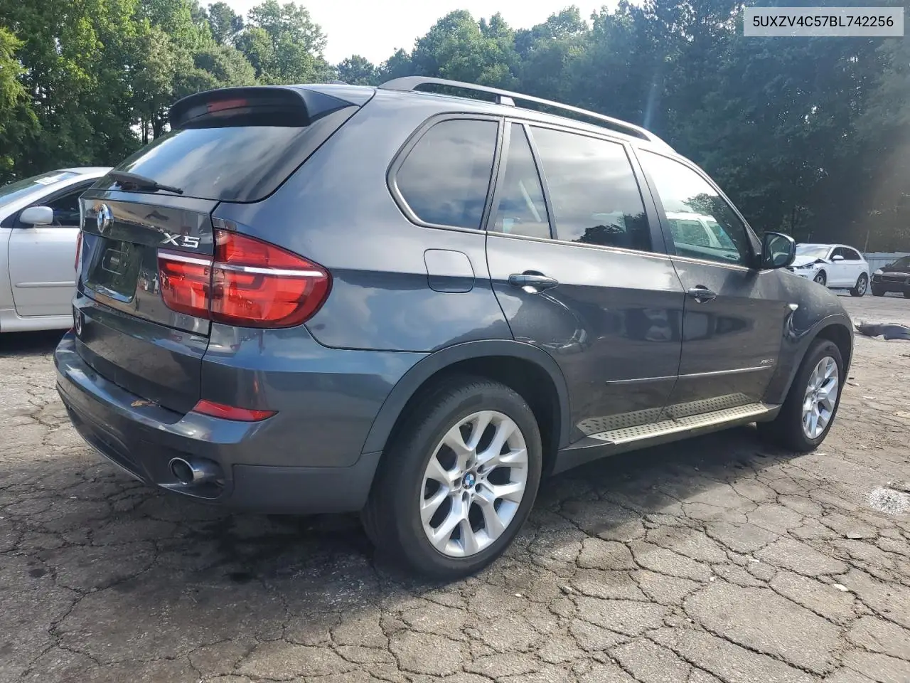 2011 BMW X5 xDrive35I VIN: 5UXZV4C57BL742256 Lot: 62422775