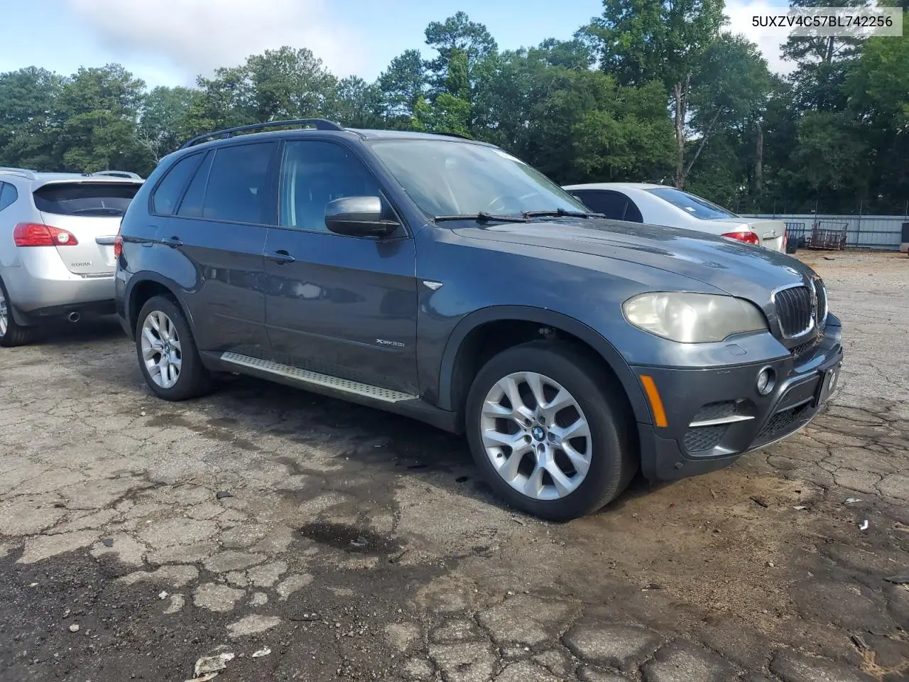 2011 BMW X5 xDrive35I VIN: 5UXZV4C57BL742256 Lot: 62422775