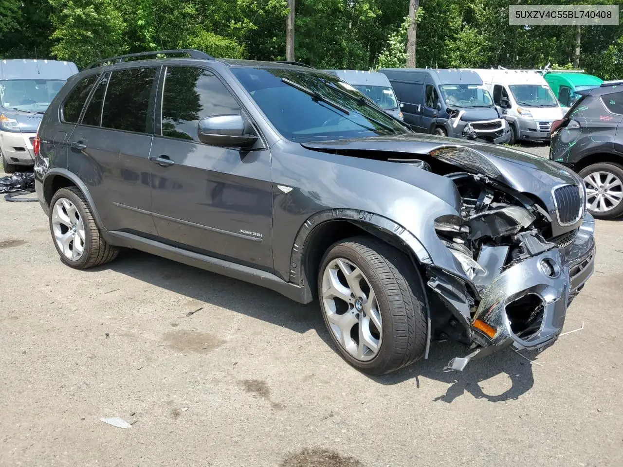 2011 BMW X5 xDrive35I VIN: 5UXZV4C55BL740408 Lot: 62577725