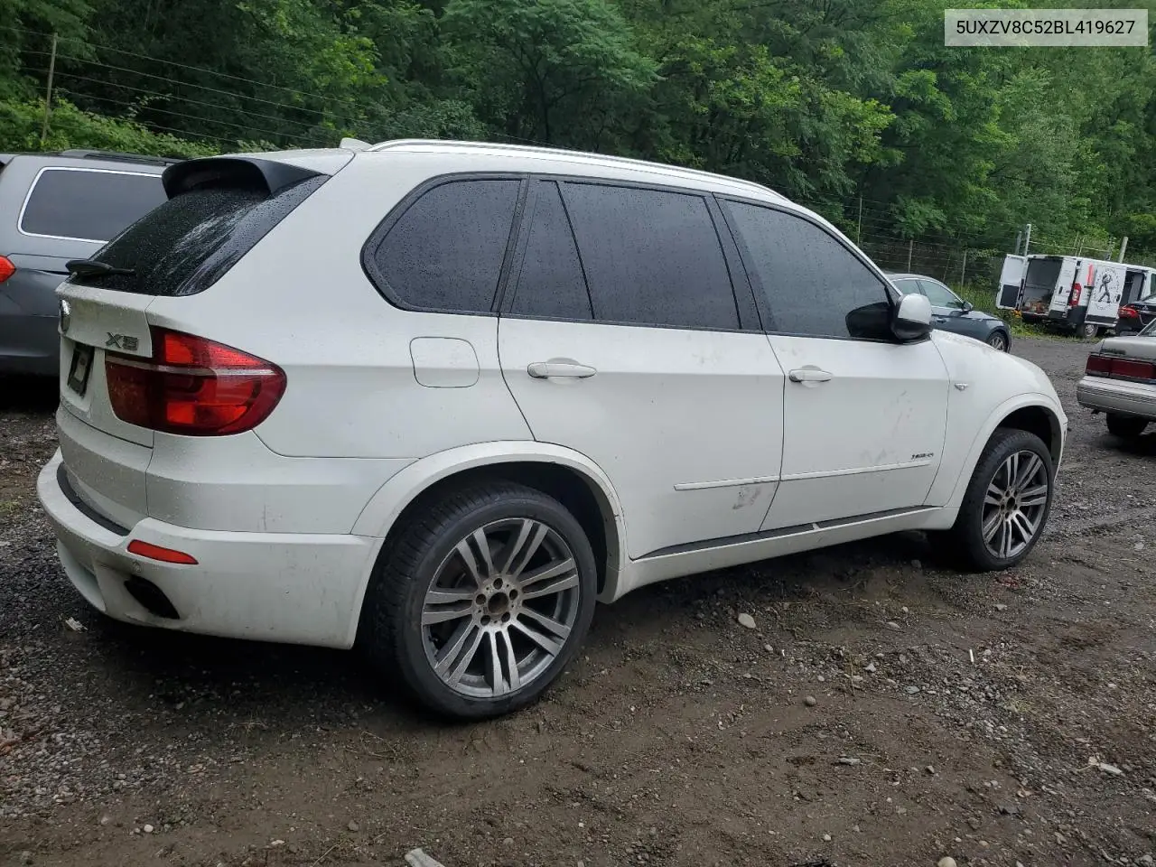 2011 BMW X5 xDrive50I VIN: 5UXZV8C52BL419627 Lot: 62774675