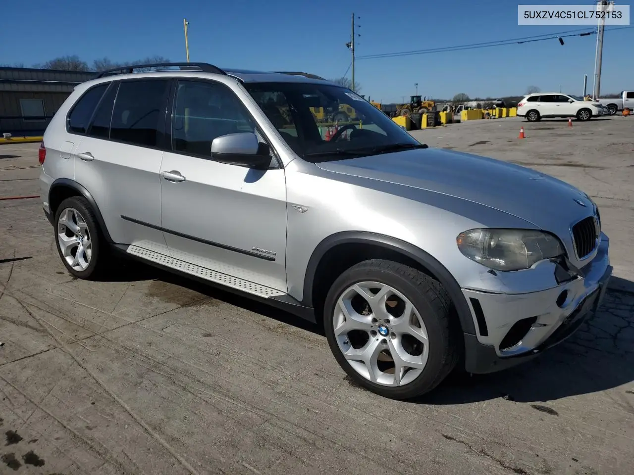 2012 BMW X5 xDrive35I VIN: 5UXZV4C51CL752153 Lot: 49312085