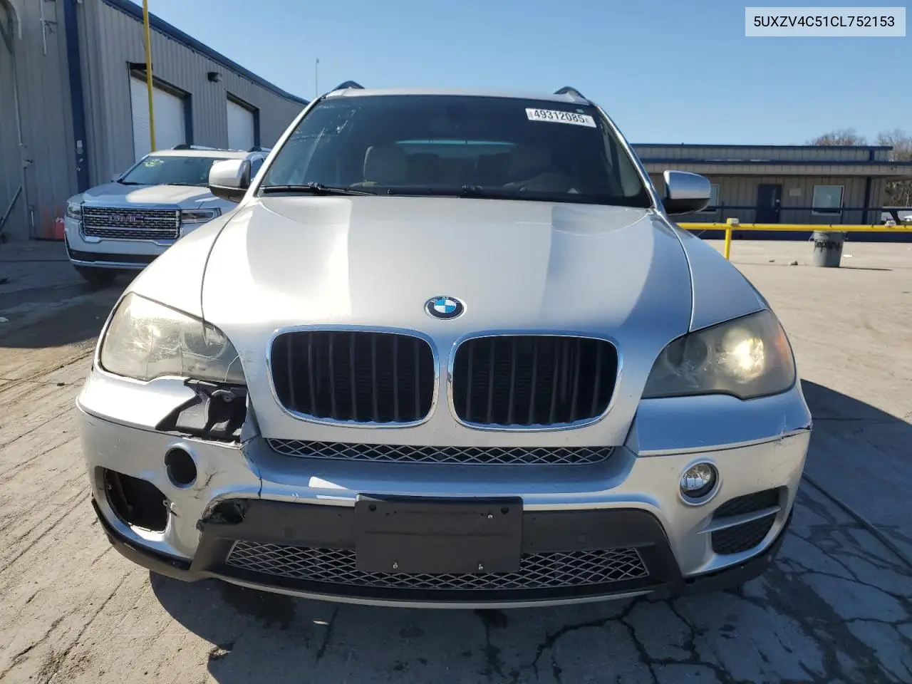 2012 BMW X5 xDrive35I VIN: 5UXZV4C51CL752153 Lot: 49312085