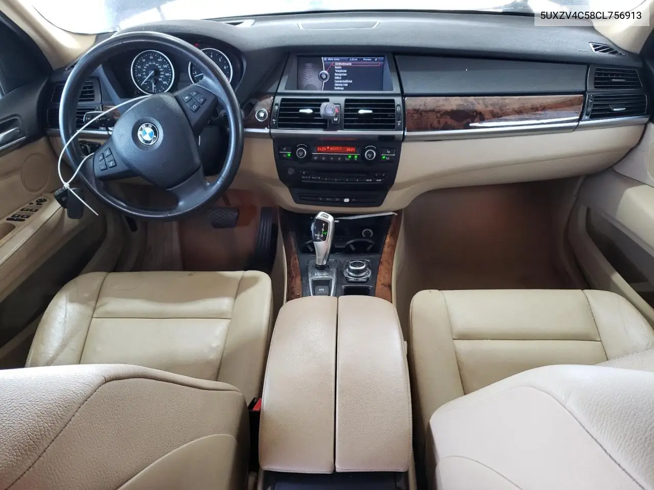 2012 BMW X5 xDrive35I VIN: 5UXZV4C58CL756913 Lot: 51746195