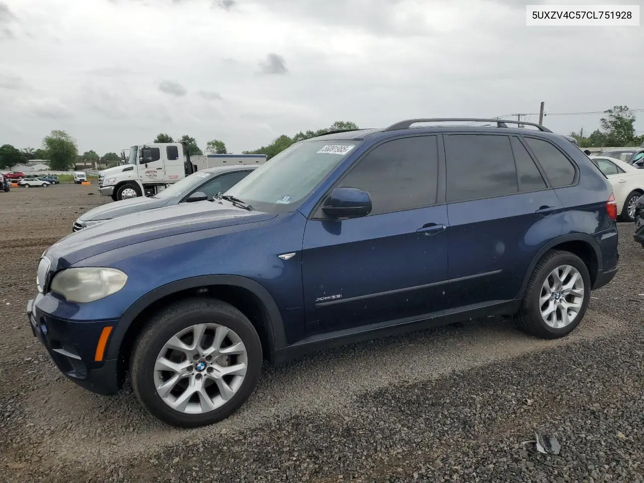 2012 BMW X5 xDrive35I VIN: 5UXZV4C57CL751928 Lot: 56091985