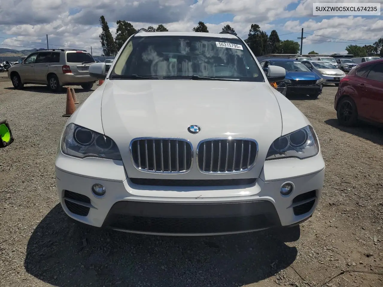 2012 BMW X5 xDrive35D VIN: 5UXZW0C5XCL674235 Lot: 56315795