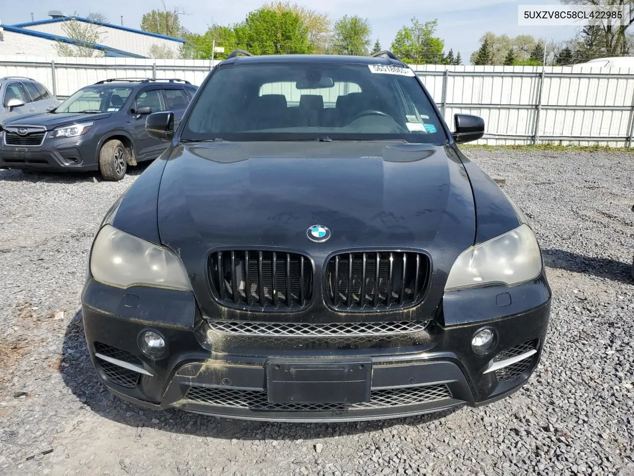 2012 BMW X5 xDrive50I VIN: 5UXZV8C58CL422985 Lot: 56518065