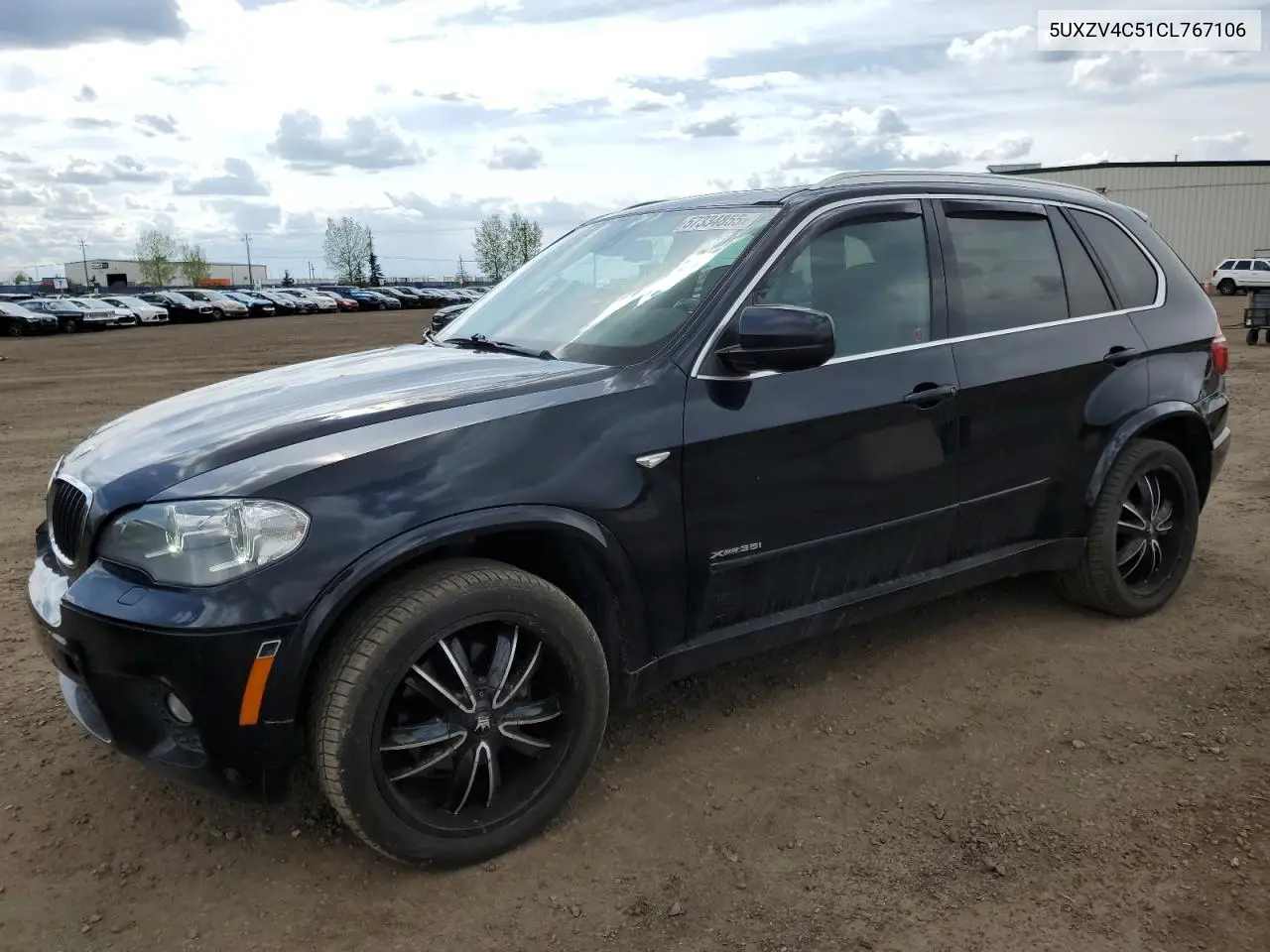 2012 BMW X5 xDrive35I VIN: 5UXZV4C51CL767106 Lot: 57334855