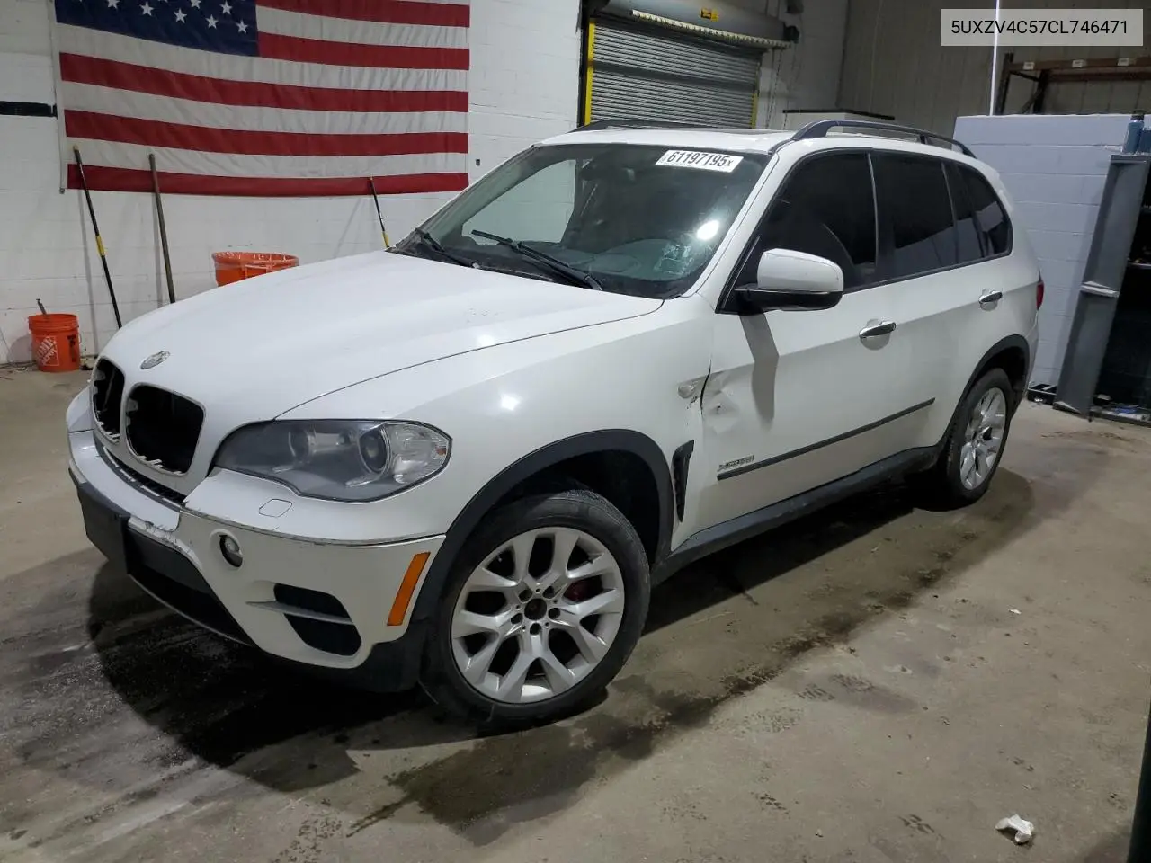 2012 BMW X5 xDrive35I VIN: 5UXZV4C57CL746471 Lot: 61197195