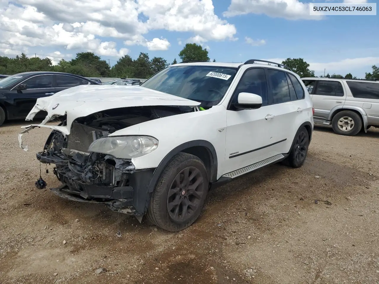 2012 BMW X5 xDrive35I VIN: 5UXZV4C53CL746063 Lot: 62000615
