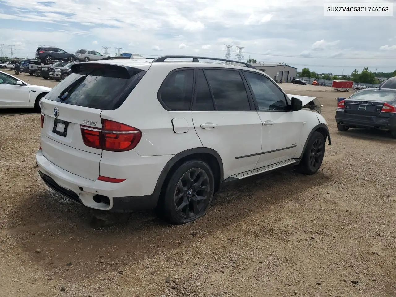 2012 BMW X5 xDrive35I VIN: 5UXZV4C53CL746063 Lot: 62000615
