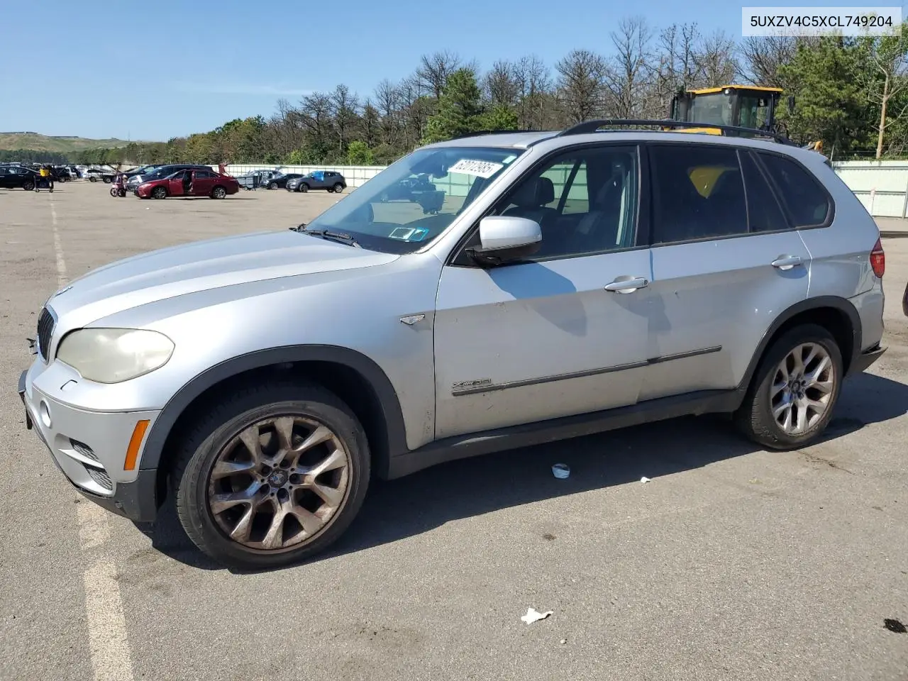 2012 BMW X5 xDrive35I VIN: 5UXZV4C5XCL749204 Lot: 62012985