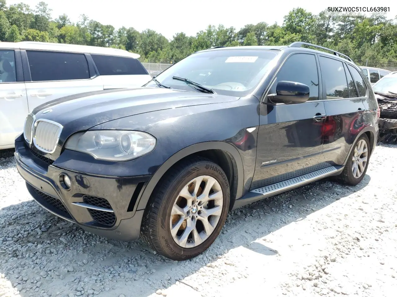 2012 BMW X5 xDrive35D VIN: 5UXZW0C51CL663981 Lot: 62218255