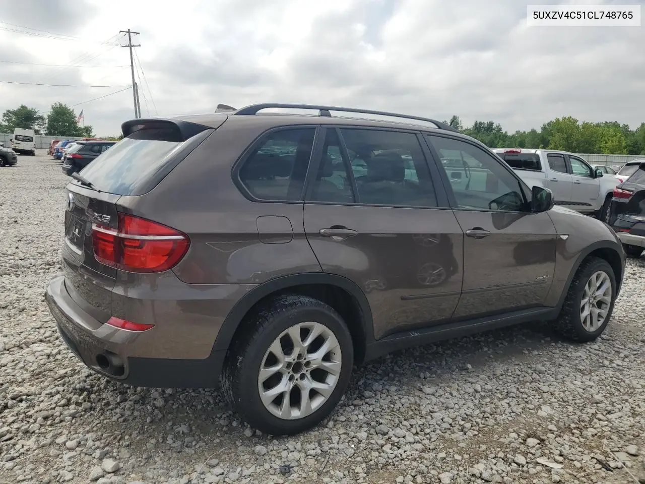 2012 BMW X5 xDrive35I VIN: 5UXZV4C51CL748765 Lot: 62339905