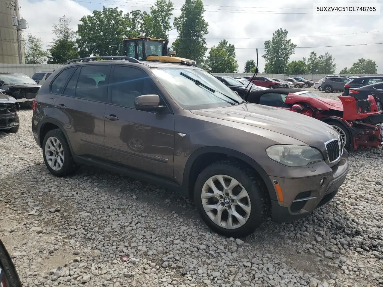 2012 BMW X5 xDrive35I VIN: 5UXZV4C51CL748765 Lot: 62339905
