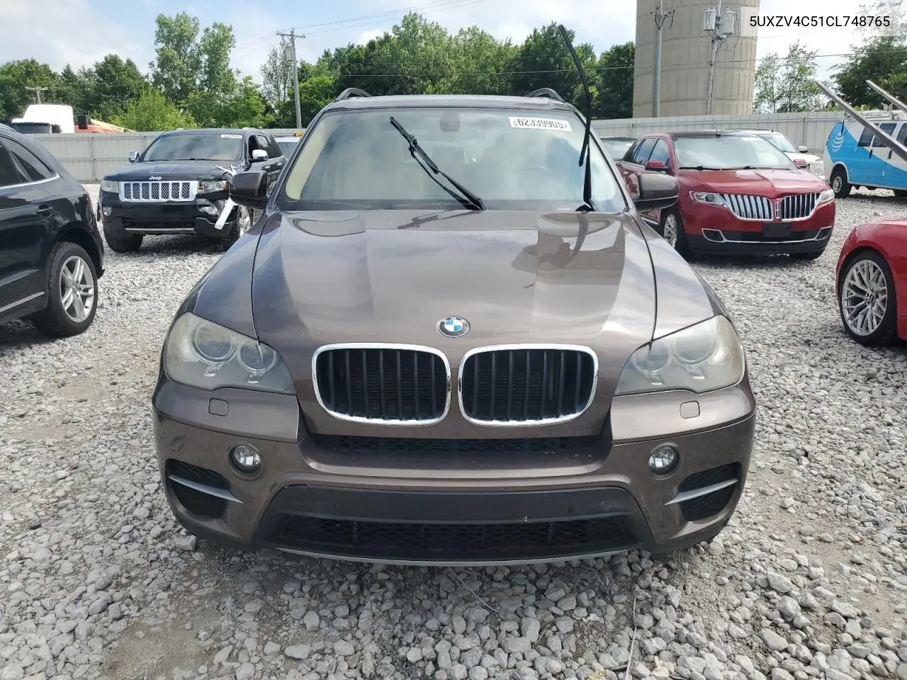 2012 BMW X5 xDrive35I VIN: 5UXZV4C51CL748765 Lot: 62339905