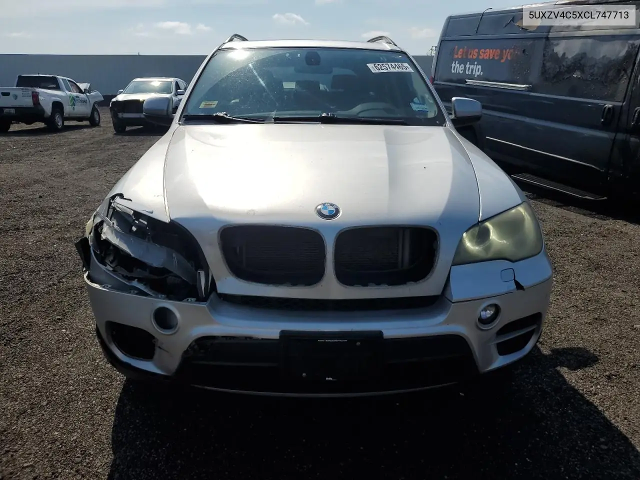 2012 BMW X5 xDrive35I VIN: 5UXZV4C5XCL747713 Lot: 62574465