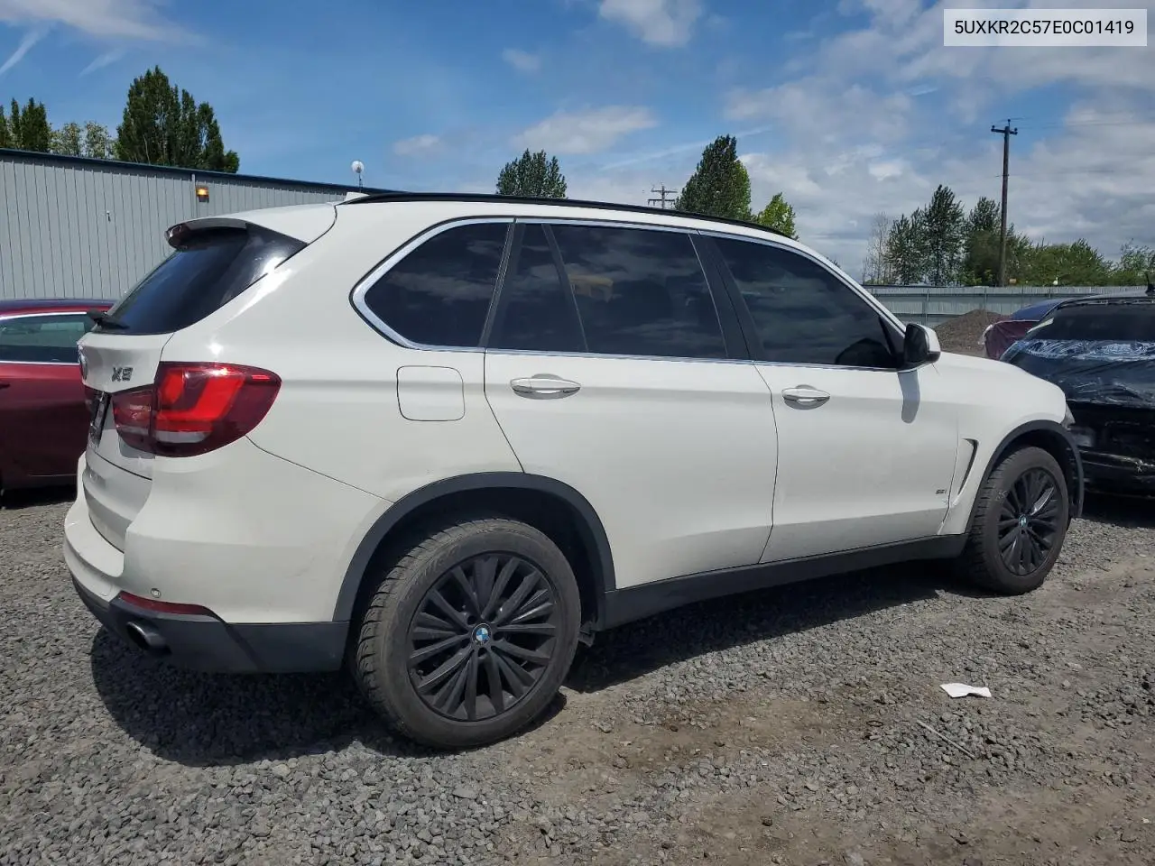 2014 BMW X5 Sdrive35I VIN: 5UXKR2C57E0C01419 Lot: 57175765