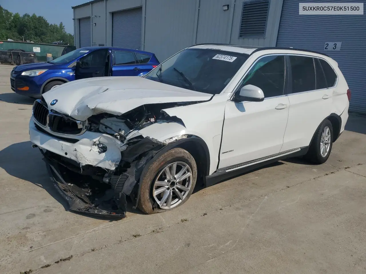 2014 BMW X5 xDrive35I VIN: 5UXKR0C57E0K51500 Lot: 62374175