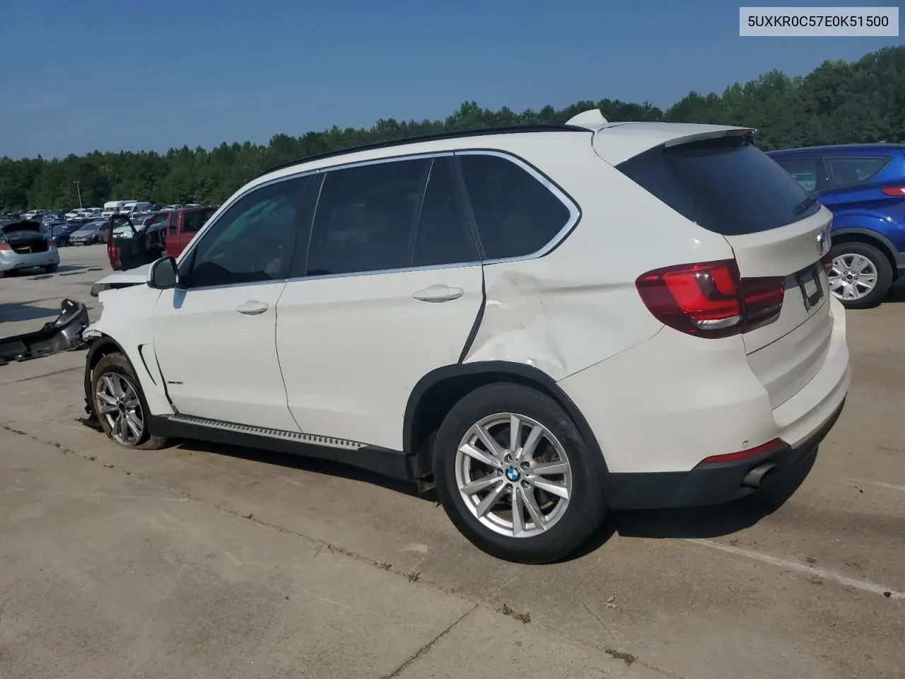 2014 BMW X5 xDrive35I VIN: 5UXKR0C57E0K51500 Lot: 62374175