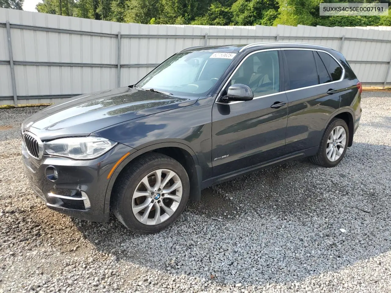 2014 BMW X5 xDrive35D VIN: 5UXKS4C50E0C07191 Lot: 62753625