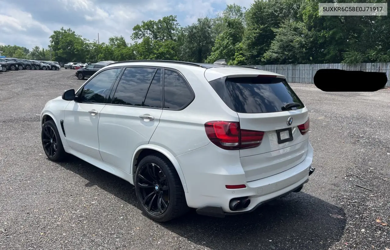 2014 BMW X5 xDrive50I VIN: 5UXKR6C58E0J71917 Lot: 63424205
