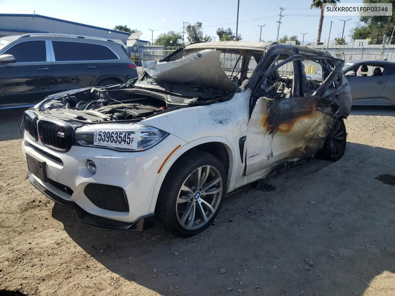2015 BMW X5 xDrive35I VIN: 5UXKR0C51F0P03748 Lot: 53963545