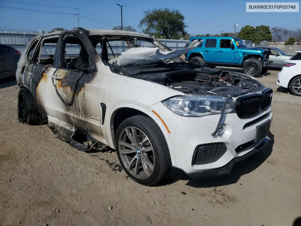 2015 BMW X5 xDrive35I VIN: 5UXKR0C51F0P03748 Lot: 53963545