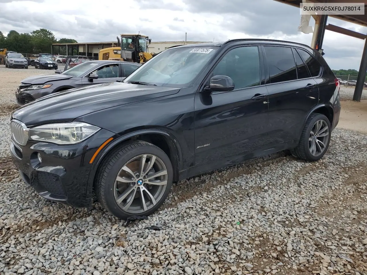 2015 BMW X5 xDrive50I VIN: 5UXKR6C5XF0J78014 Lot: 56977575
