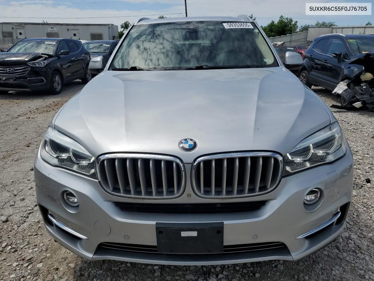 2015 BMW X5 xDrive50I VIN: 5UXKR6C55F0J76705 Lot: 59353655
