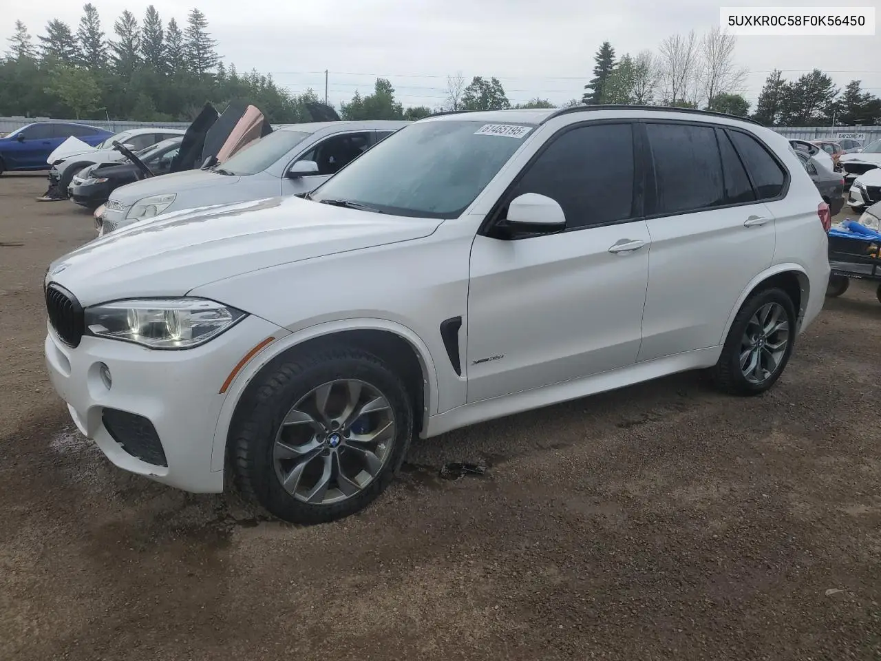 2015 BMW X5 xDrive35I VIN: 5UXKR0C58F0K56450 Lot: 61465195