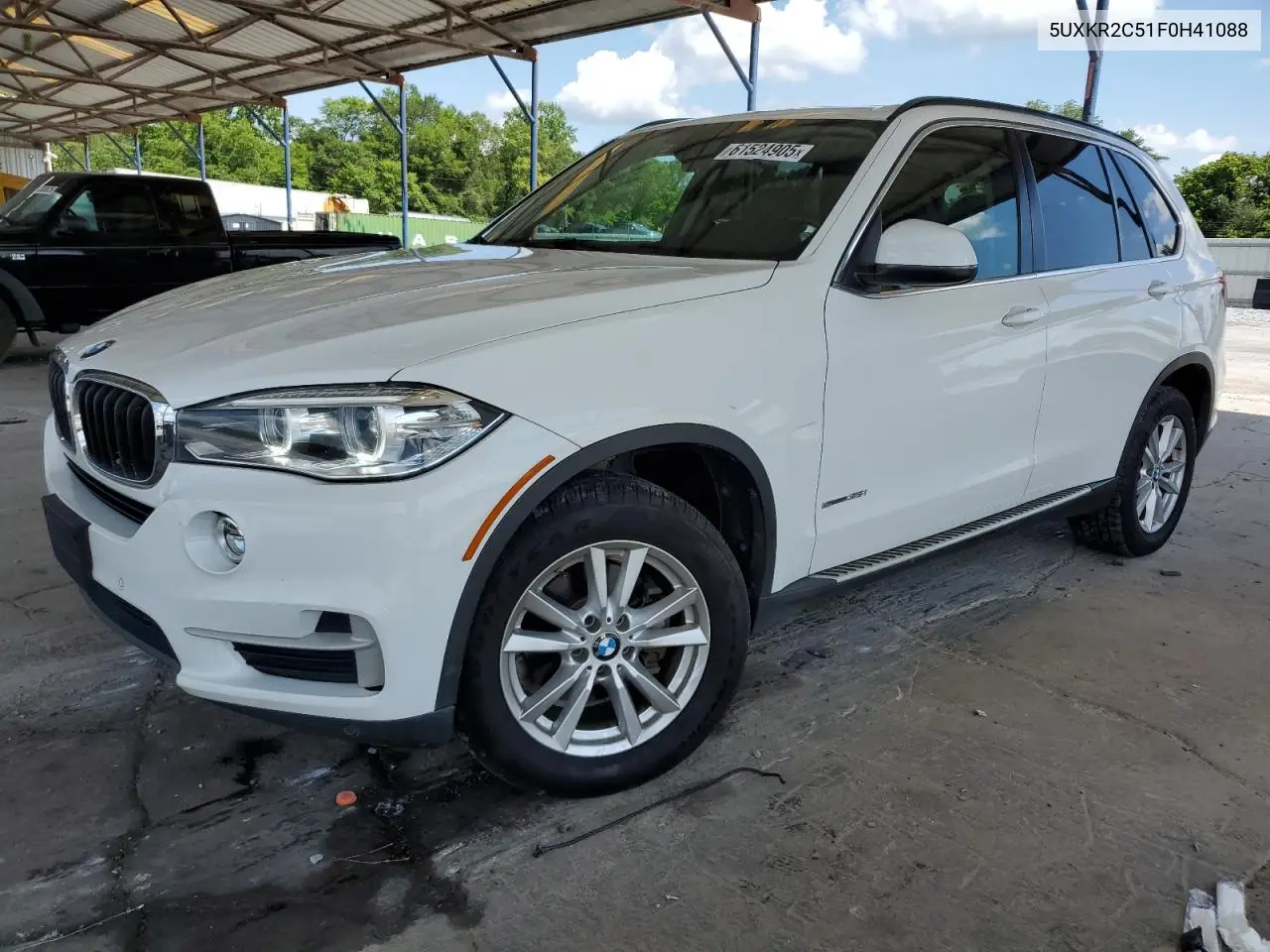2015 BMW X5 Sdrive35I VIN: 5UXKR2C51F0H41088 Lot: 61524905