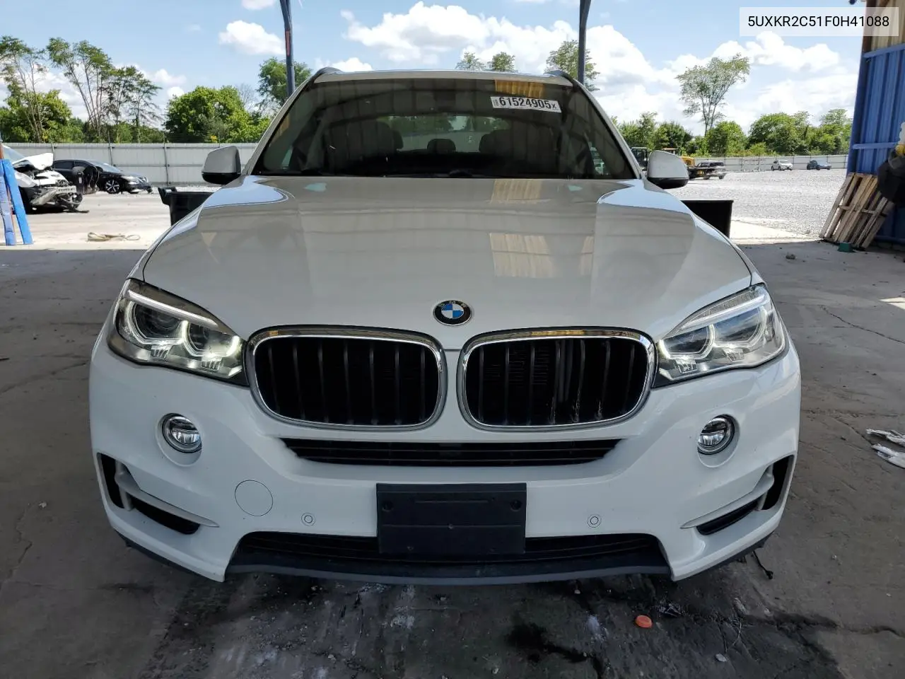 2015 BMW X5 Sdrive35I VIN: 5UXKR2C51F0H41088 Lot: 61524905