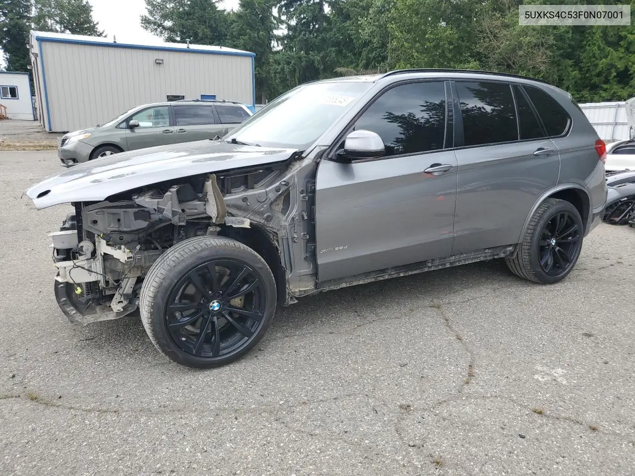 2015 BMW X5 xDrive35D VIN: 5UXKS4C53F0N07001 Lot: 61865245