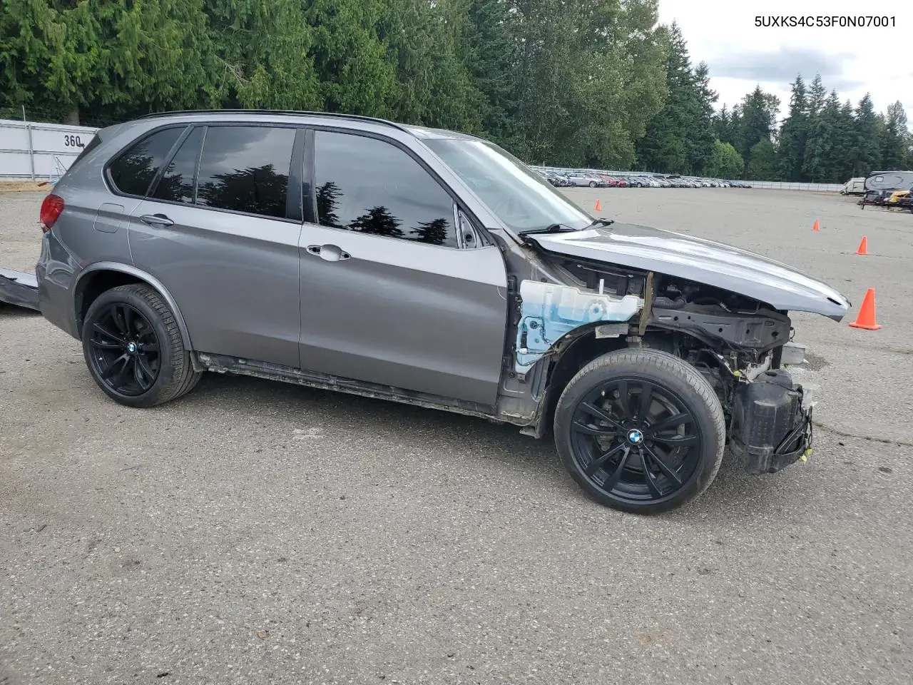 2015 BMW X5 xDrive35D VIN: 5UXKS4C53F0N07001 Lot: 61865245