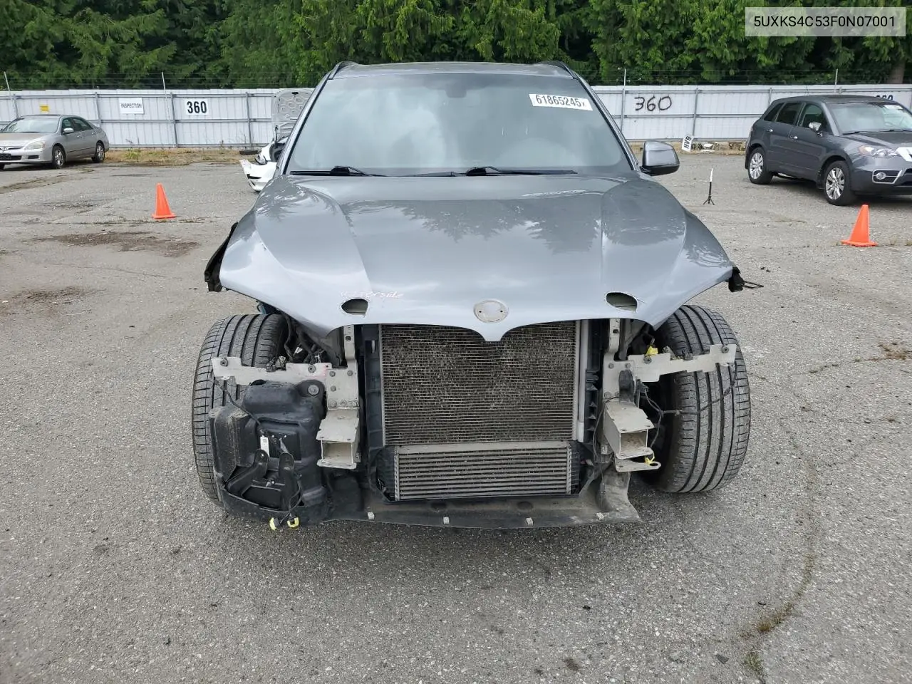 2015 BMW X5 xDrive35D VIN: 5UXKS4C53F0N07001 Lot: 61865245