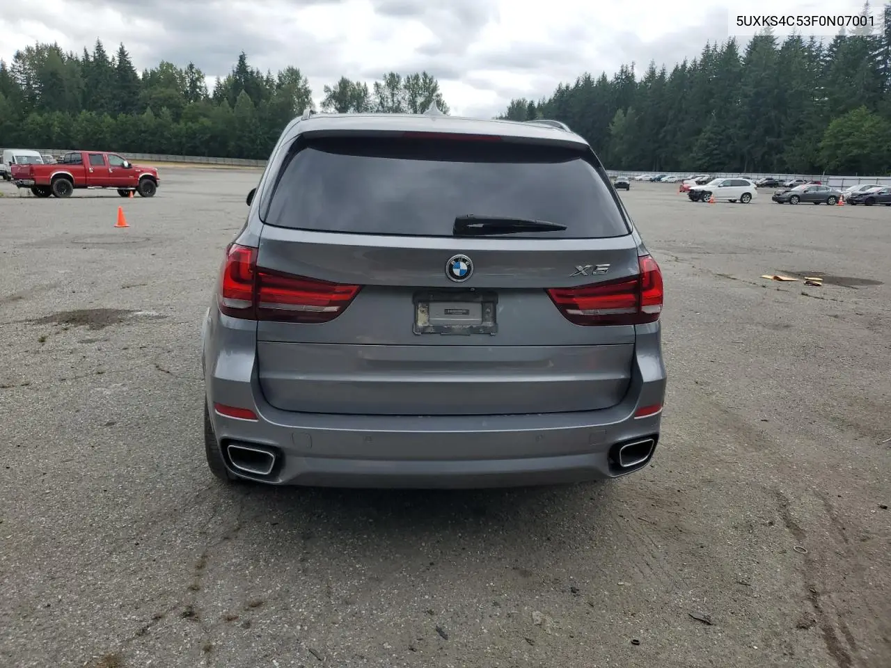 2015 BMW X5 xDrive35D VIN: 5UXKS4C53F0N07001 Lot: 61865245