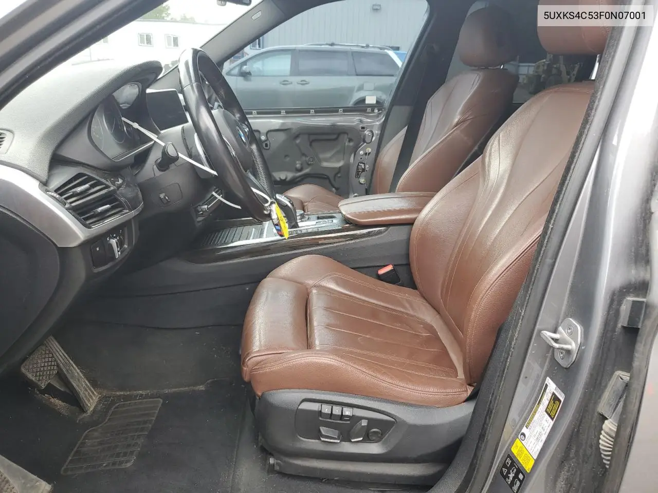 2015 BMW X5 xDrive35D VIN: 5UXKS4C53F0N07001 Lot: 61865245