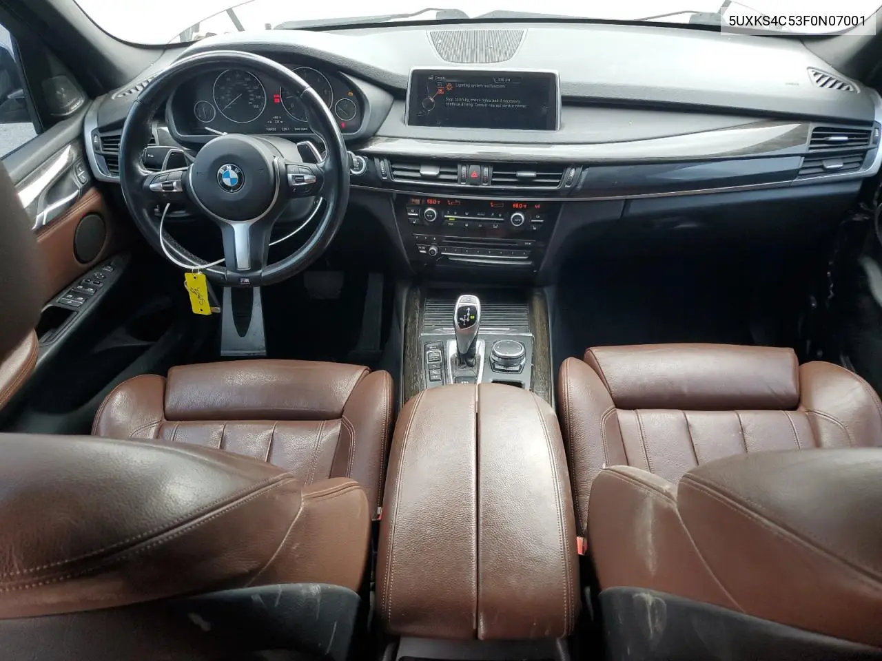2015 BMW X5 xDrive35D VIN: 5UXKS4C53F0N07001 Lot: 61865245