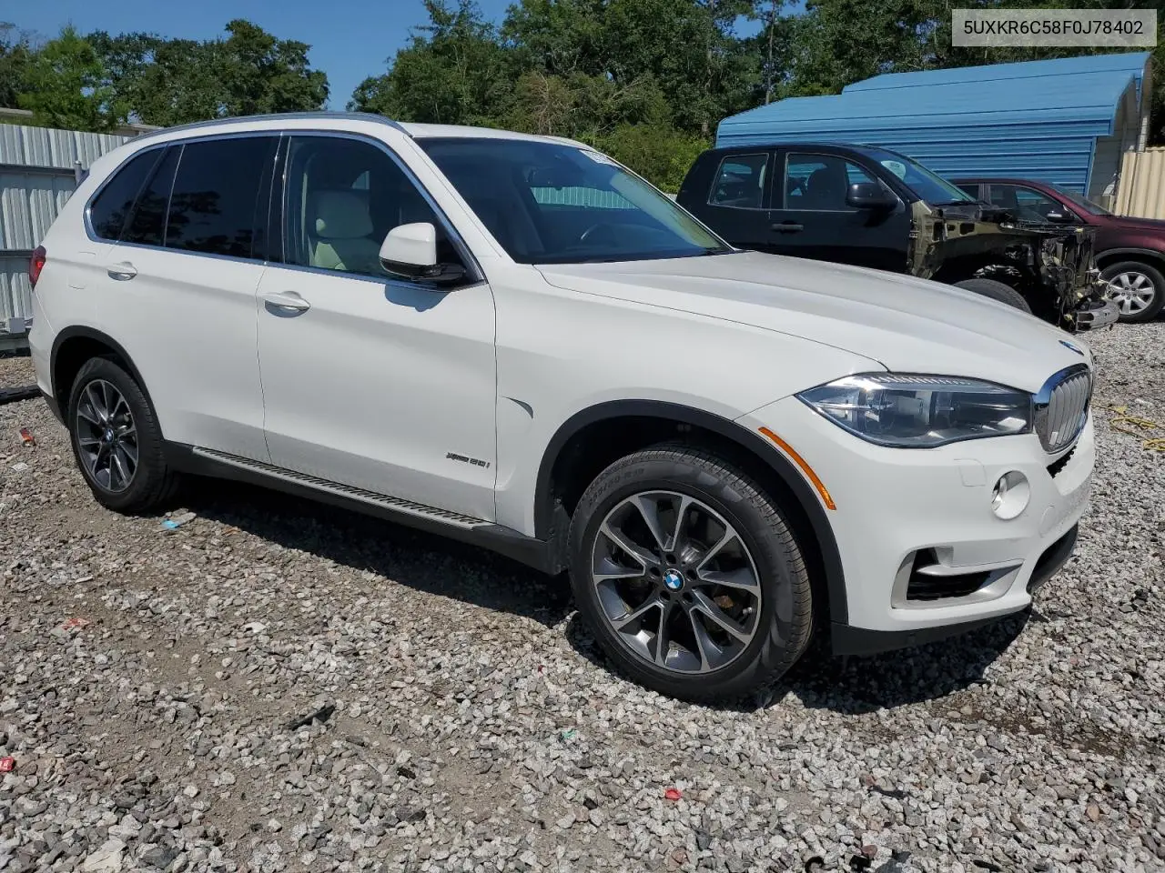 2015 BMW X5 xDrive50I VIN: 5UXKR6C58F0J78402 Lot: 62123165