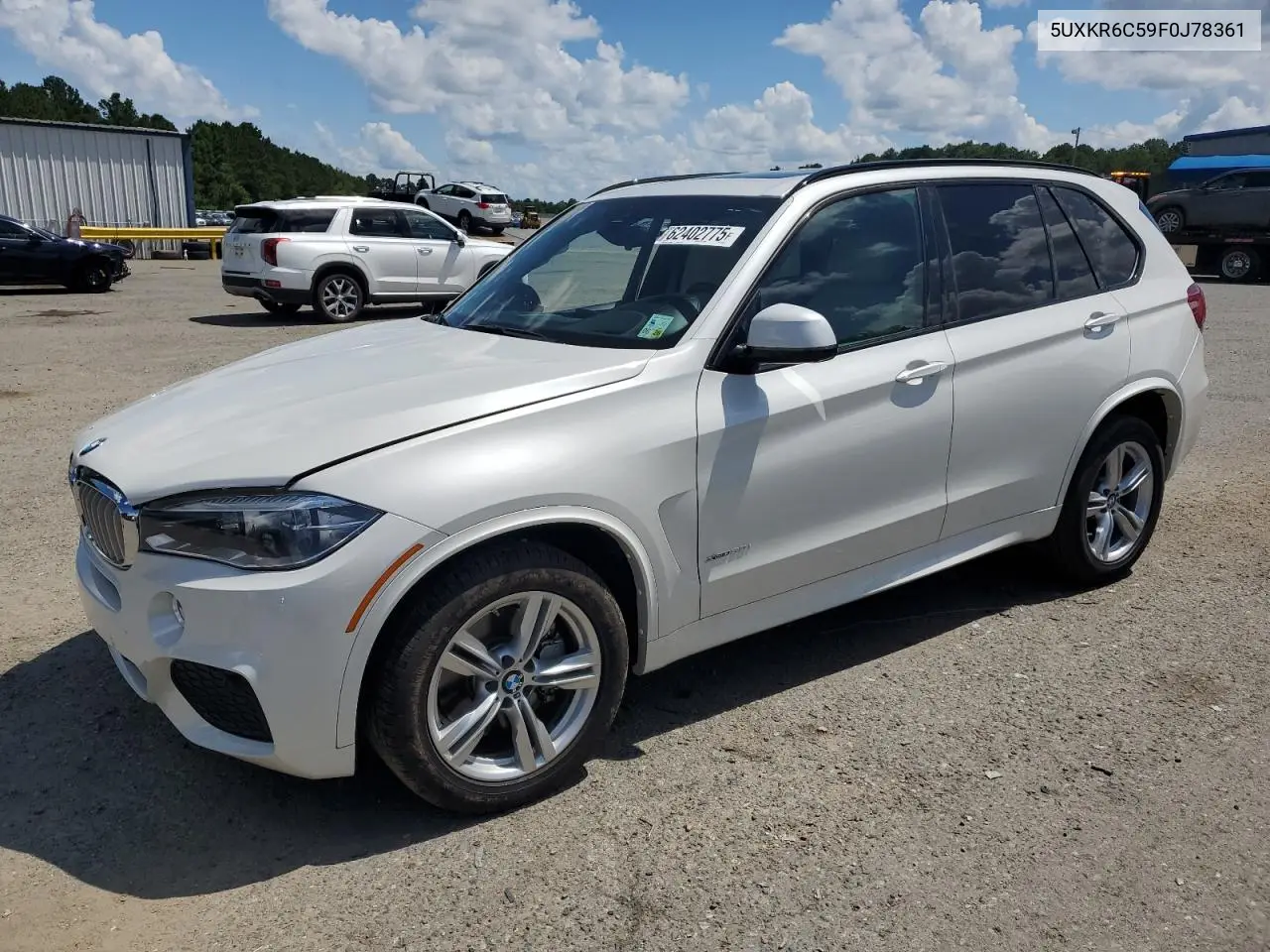 2015 BMW X5 xDrive50I VIN: 5UXKR6C59F0J78361 Lot: 62402775
