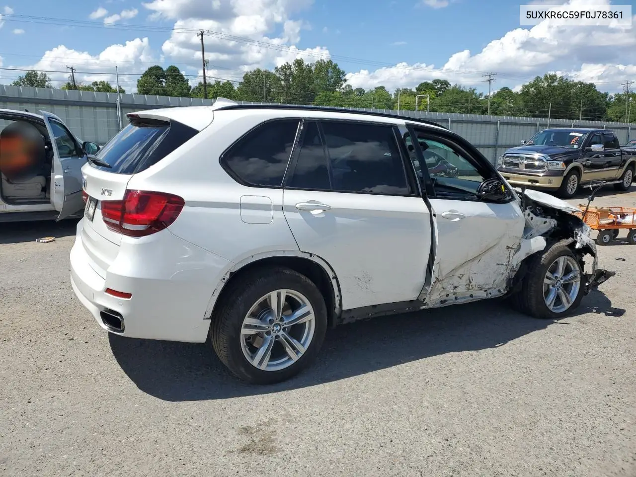 2015 BMW X5 xDrive50I VIN: 5UXKR6C59F0J78361 Lot: 62402775