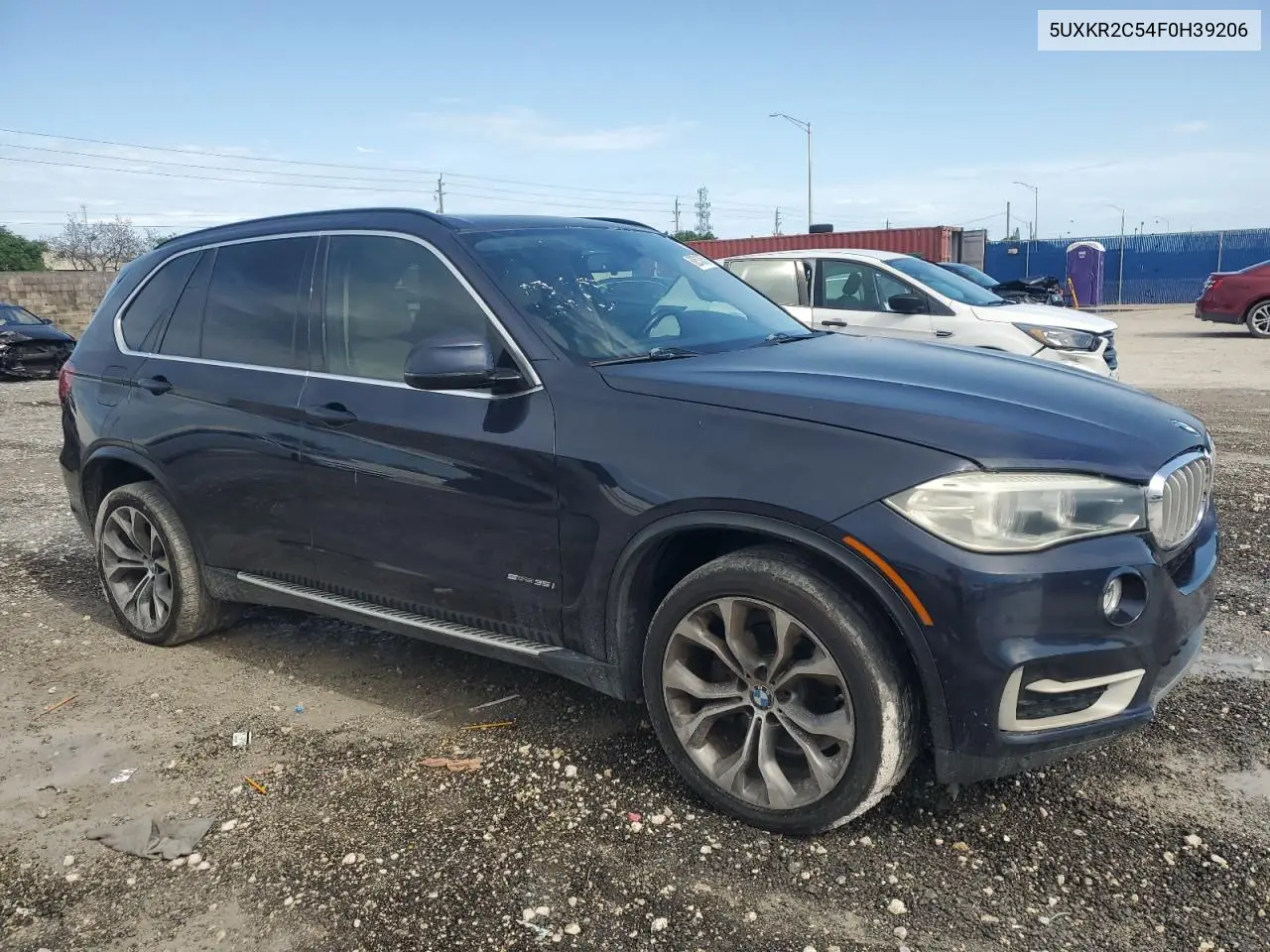 2015 BMW X5 Sdrive35I VIN: 5UXKR2C54F0H39206 Lot: 62510575