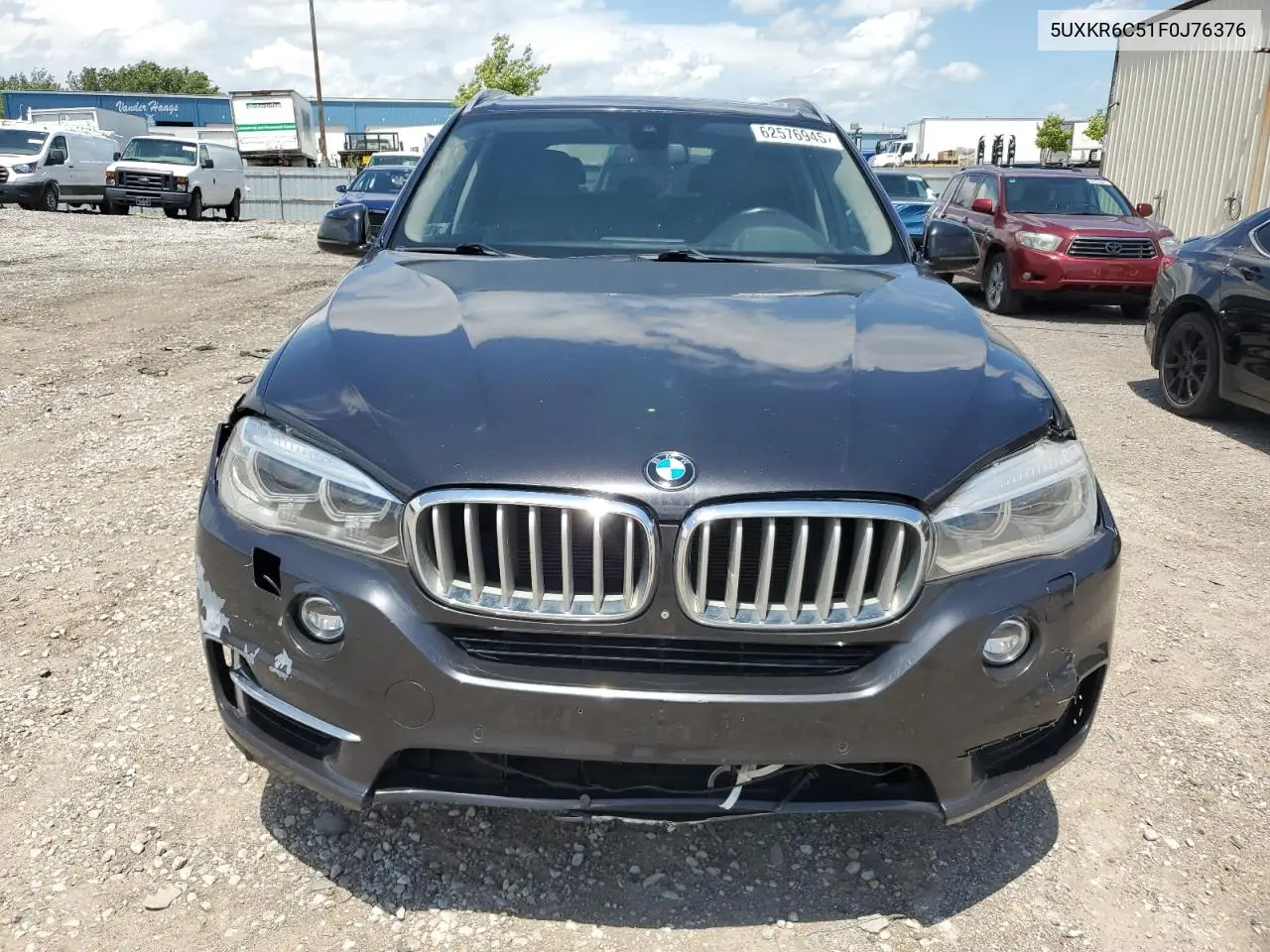 2015 BMW X5 xDrive50I VIN: 5UXKR6C51F0J76376 Lot: 62576945