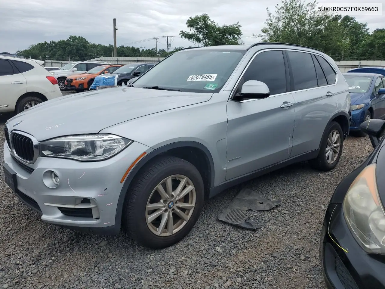 2015 BMW X5 xDrive35I VIN: 5UXKR0C57F0K59663 Lot: 62679465