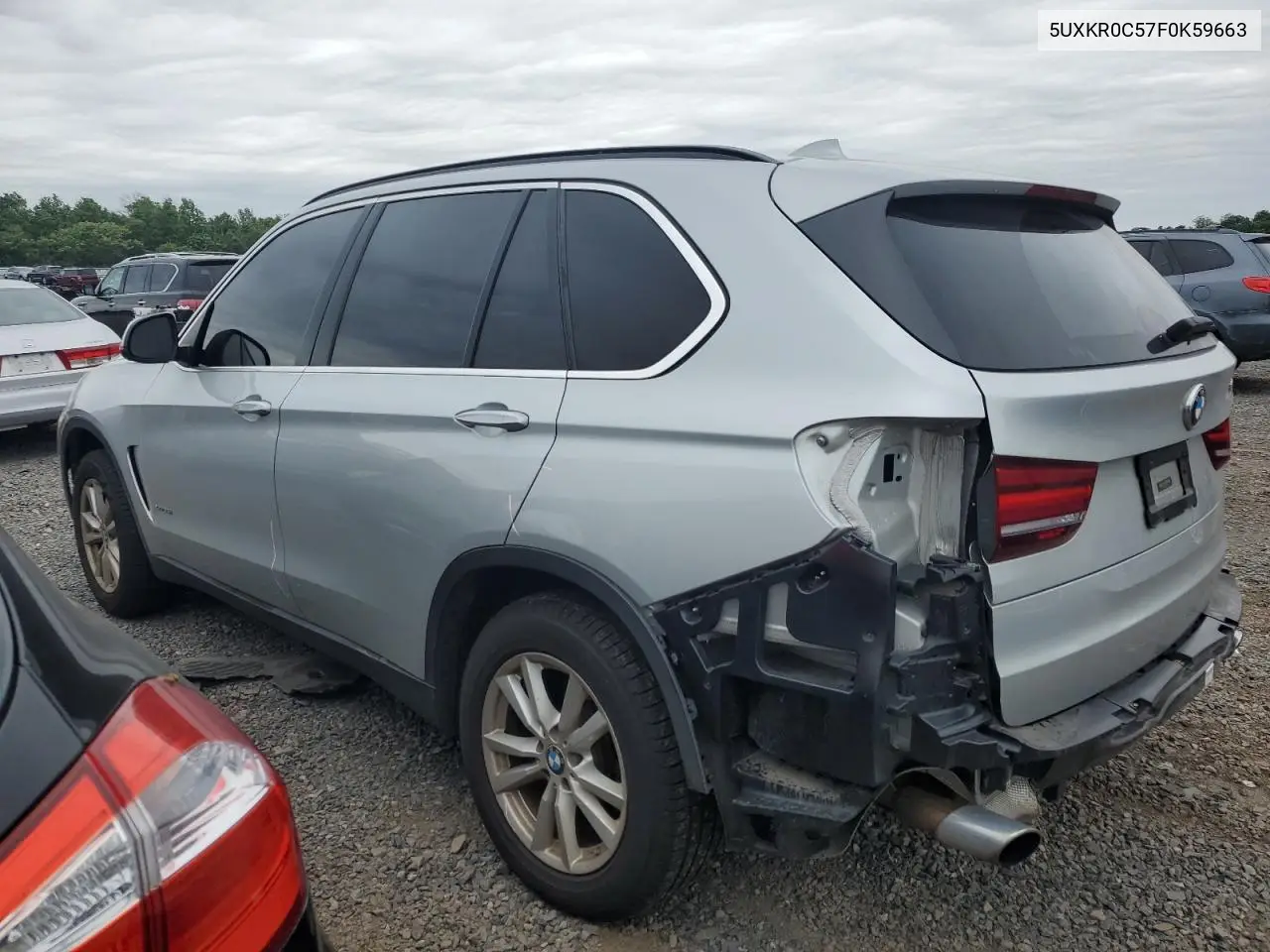 2015 BMW X5 xDrive35I VIN: 5UXKR0C57F0K59663 Lot: 62679465