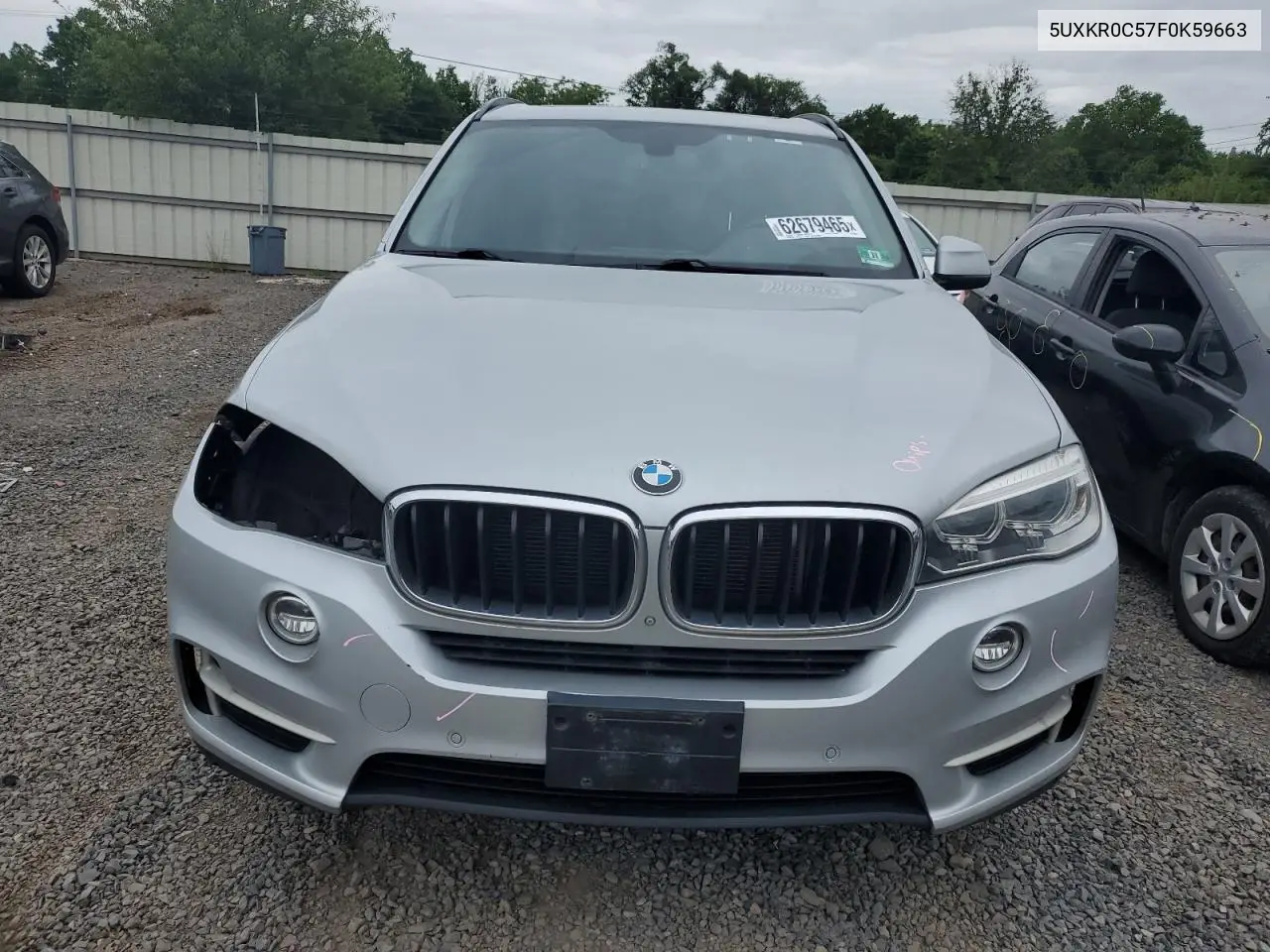 2015 BMW X5 xDrive35I VIN: 5UXKR0C57F0K59663 Lot: 62679465