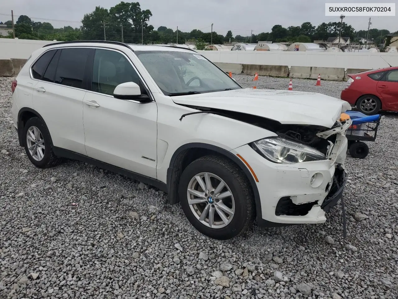 2015 BMW X5 xDrive35I VIN: 5UXKR0C58F0K70204 Lot: 63062785