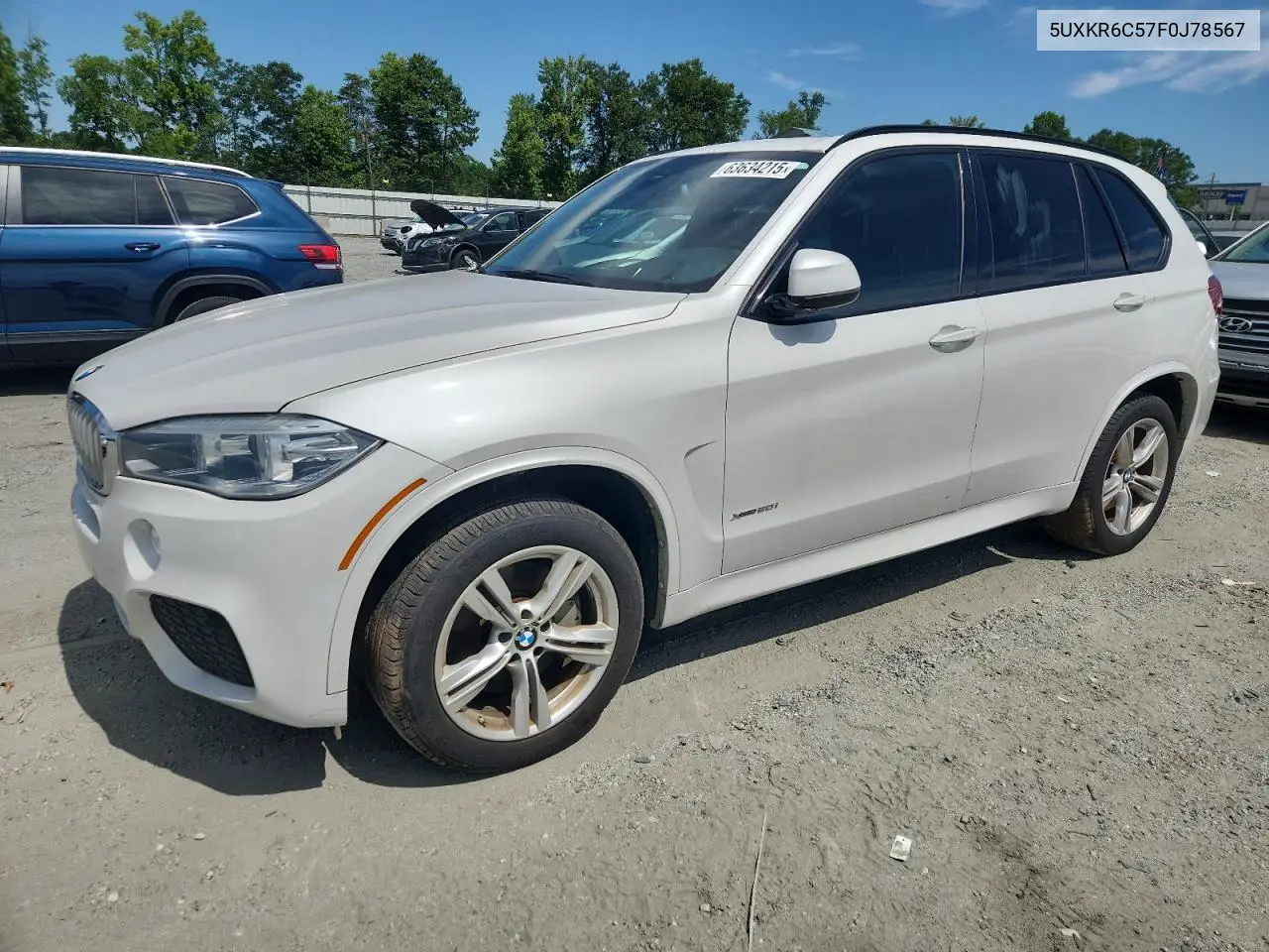 2015 BMW X5 xDrive50I VIN: 5UXKR6C57F0J78567 Lot: 63634215