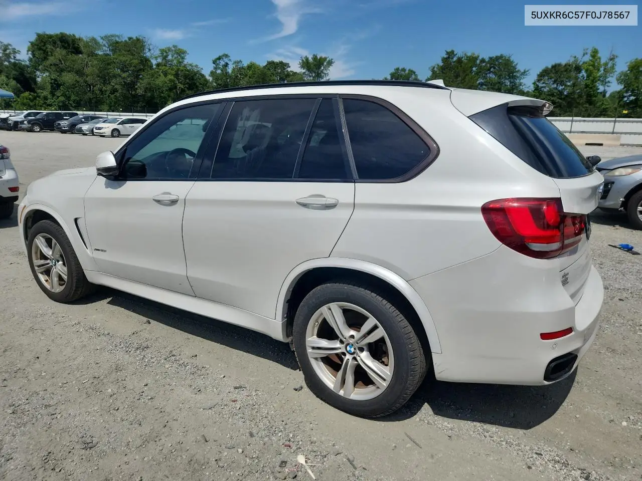 2015 BMW X5 xDrive50I VIN: 5UXKR6C57F0J78567 Lot: 63634215